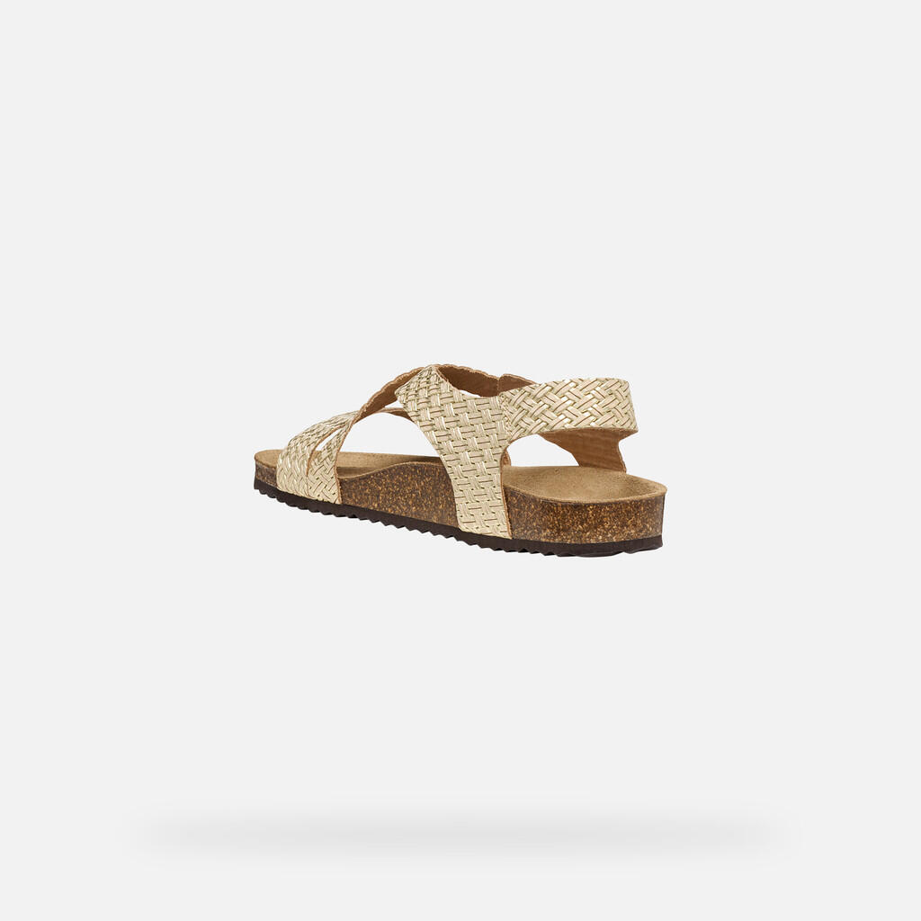Sandales Femme D BRIONIA Or Clair 6/7