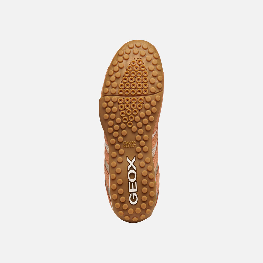 Baskets Femme SNAKE ORIGINAL WOMAN Blanc Cassé/Beige Rosé 7/7
