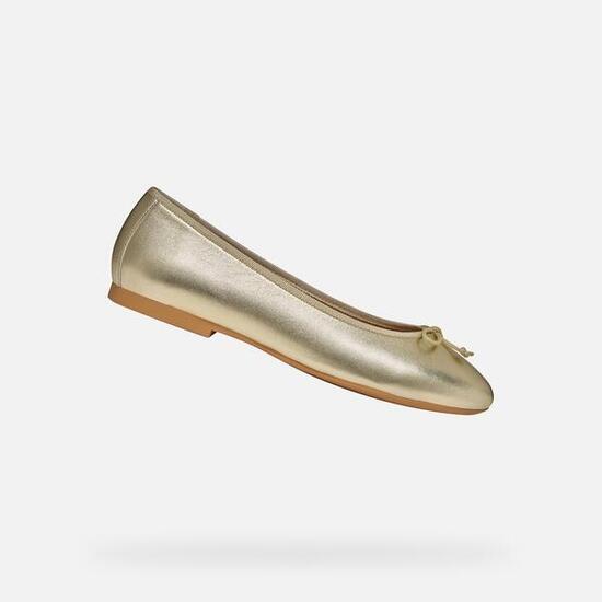 Ballerines Femme NEW PALMARIA WOMAN Or Clair/Blanc Cassé