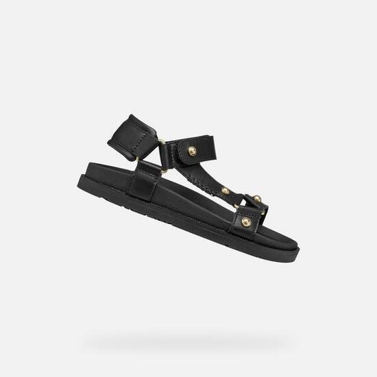 Sandały GEOX J SANDAL FOAMMENTERA Czarny