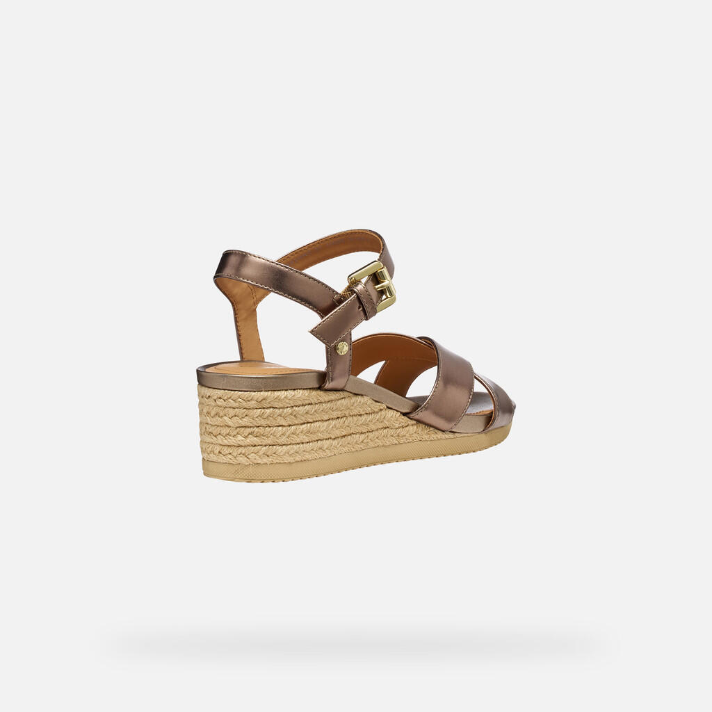 Sandales Femme ISCHIA CORDA WOMAN Beige Foncé 7/7