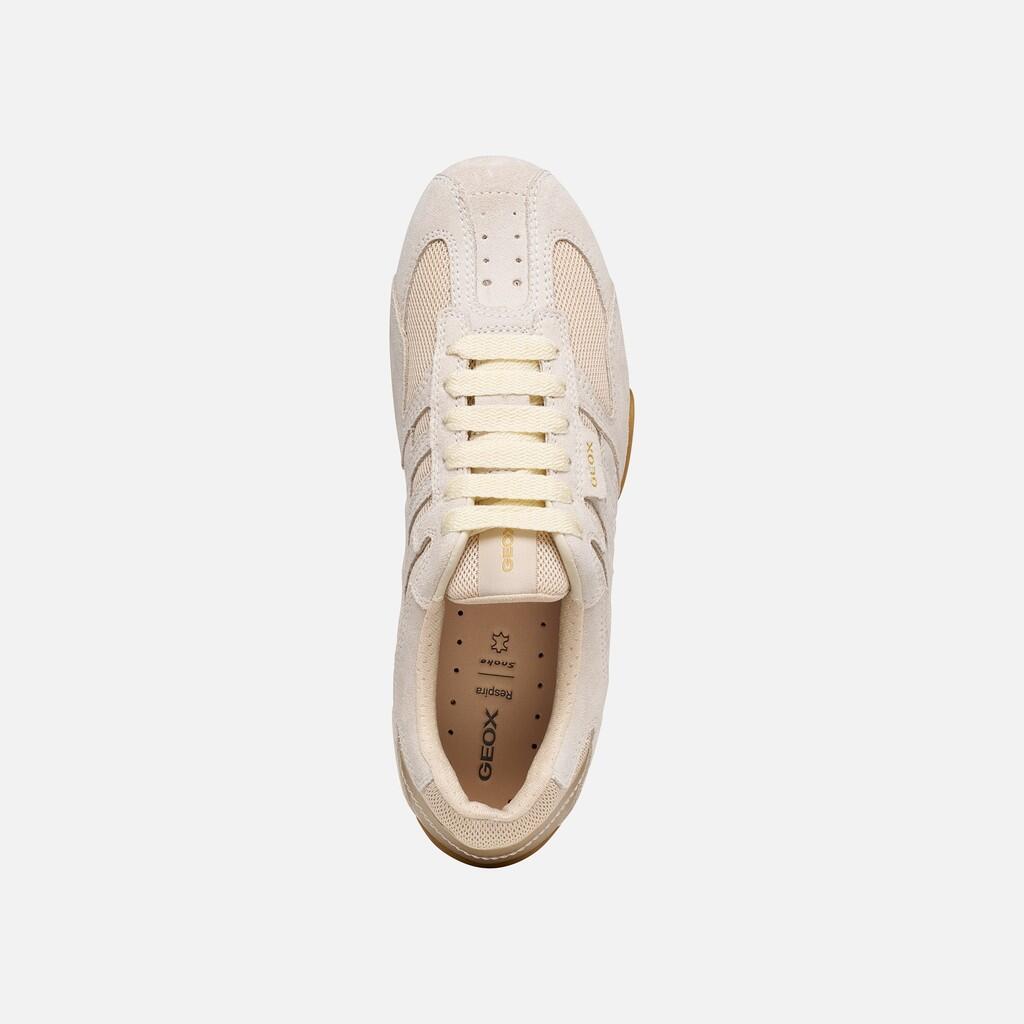 Baskets Femme Beige Geox D SNAKE ORIGINAL 6/7