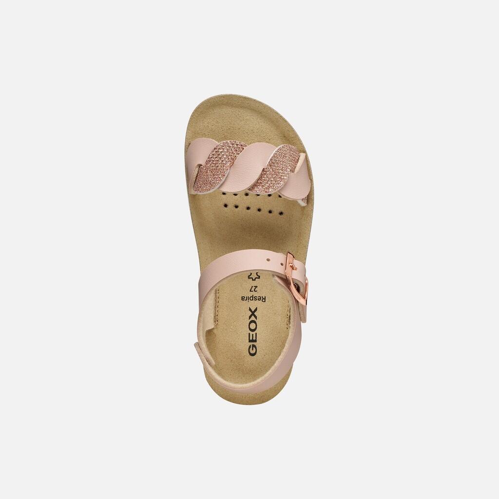 Sandales Fille J SANDAL COSTAREI GI Rose Clair 7/7