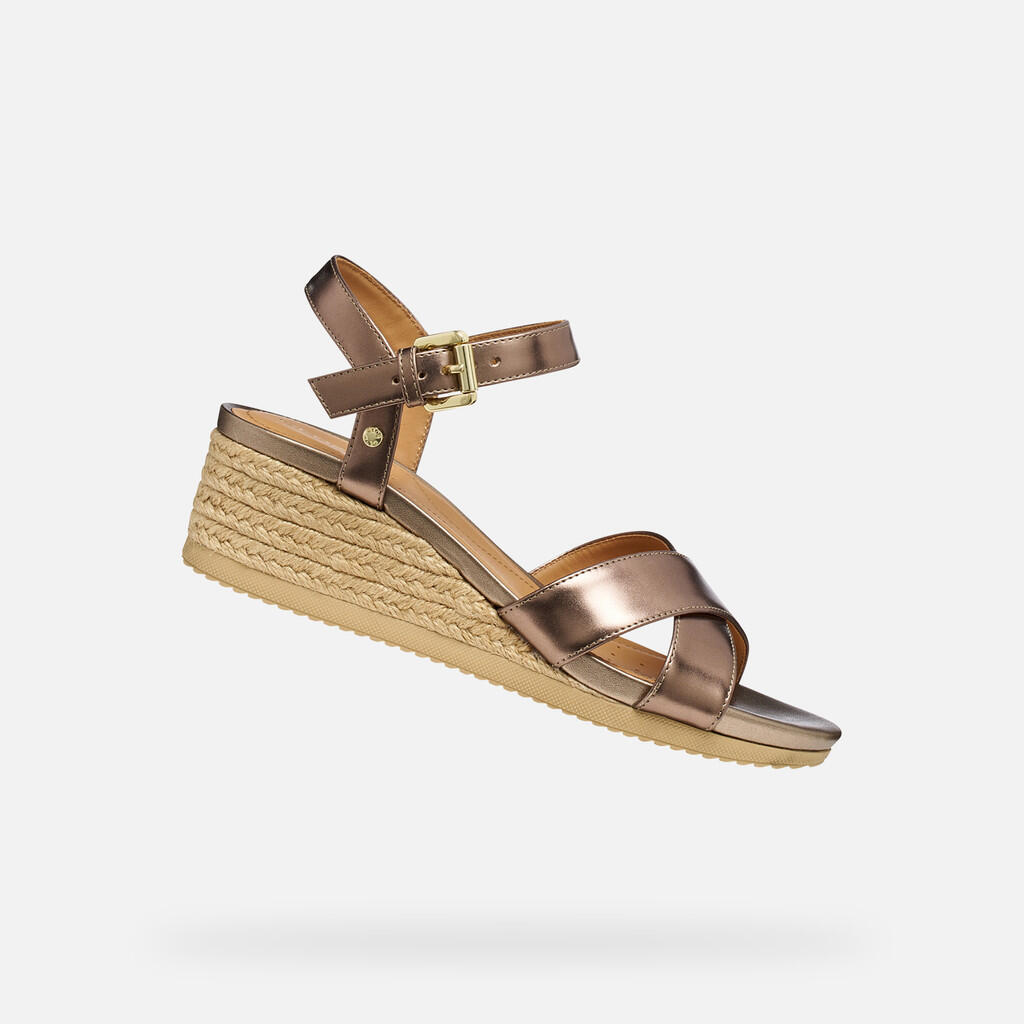 Sandales Femme ISCHIA CORDA WOMAN Beige Foncé 1/7