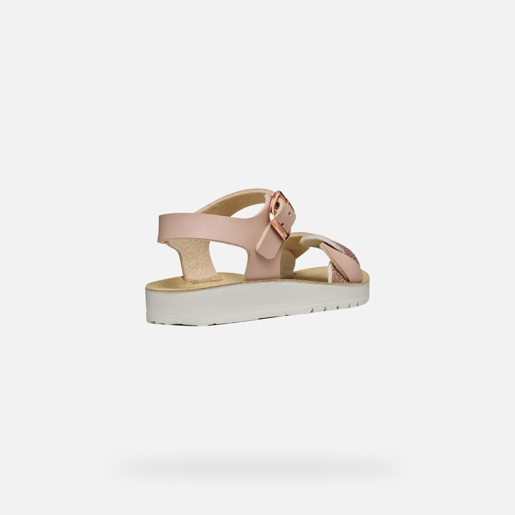 Sandales Fille J SANDAL COSTAREI GI Rose Clair 6/7