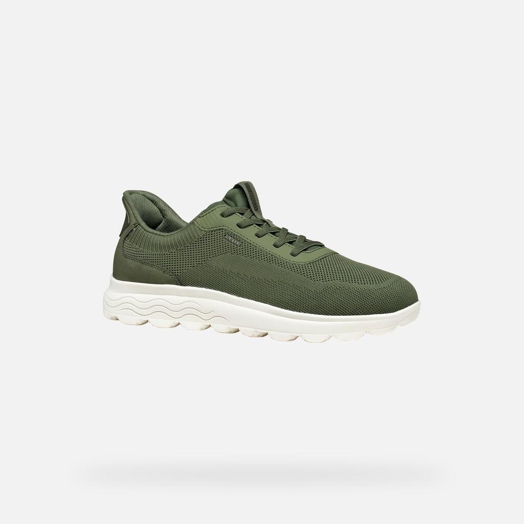 Baskets Homme Baskets olive Geox U55MPA Vert Geox 3/7