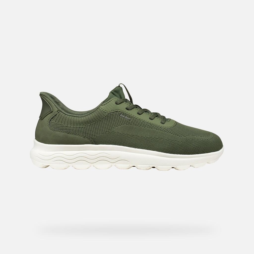 Baskets Homme Baskets olive Geox U55MPA Vert Geox 2/7