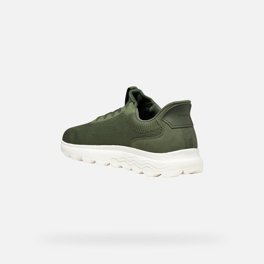Baskets Homme Baskets olive Geox U55MPA Vert Geox 4/7