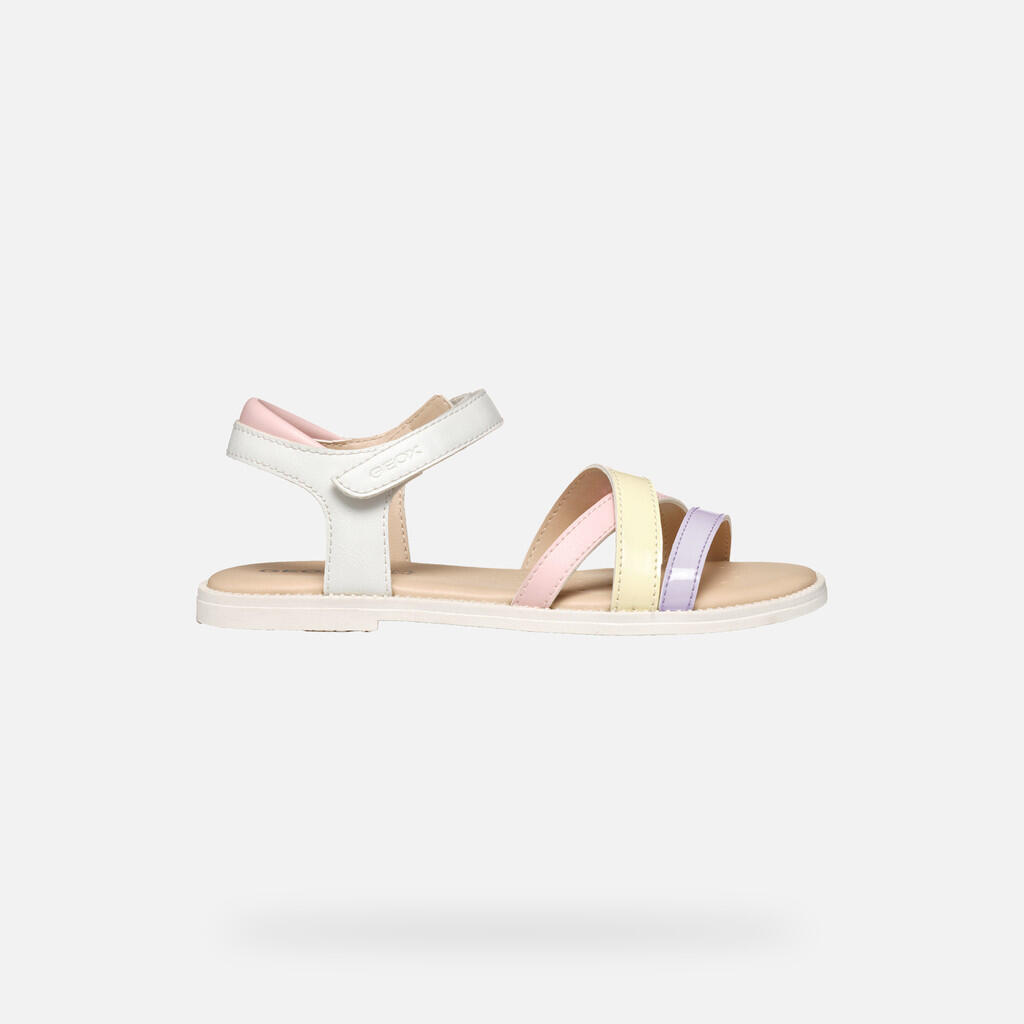 Sandales Fille SANDAL KARLY GIRL Blanc/Lilas 2/7