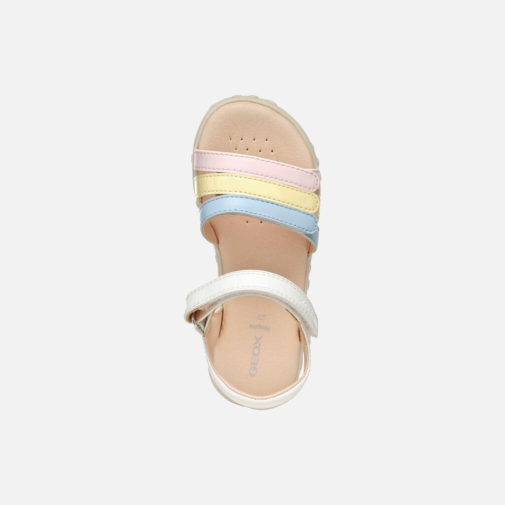 Sandales Fille SANDAL HAITI GIRL Blanc/Multicolore 7/7