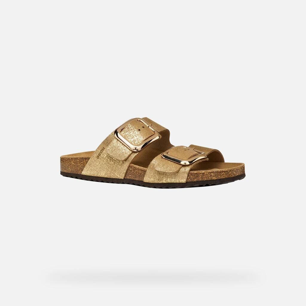 Sandales Femme D BRIONIA R Or Clair 5/7