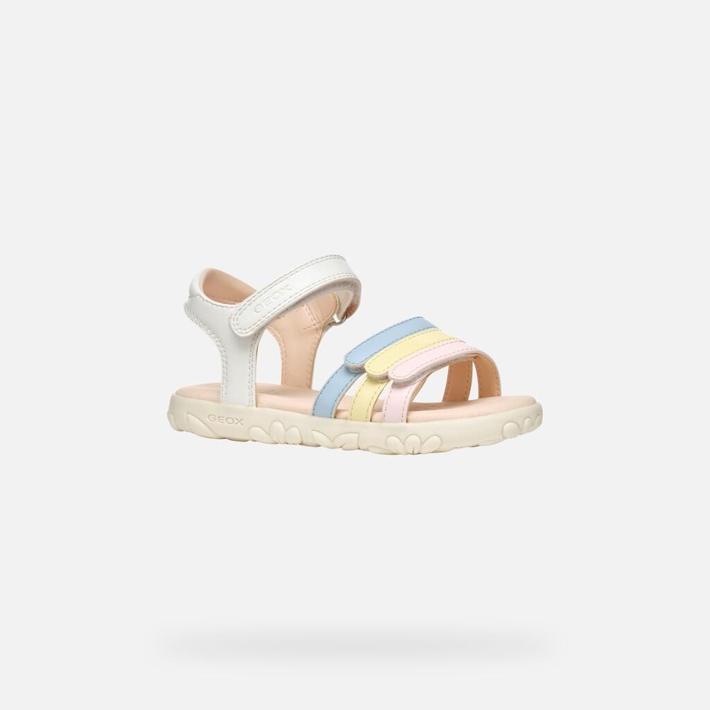 Sandales Fille SANDAL HAITI GIRL Blanc/Multicolore 4/7
