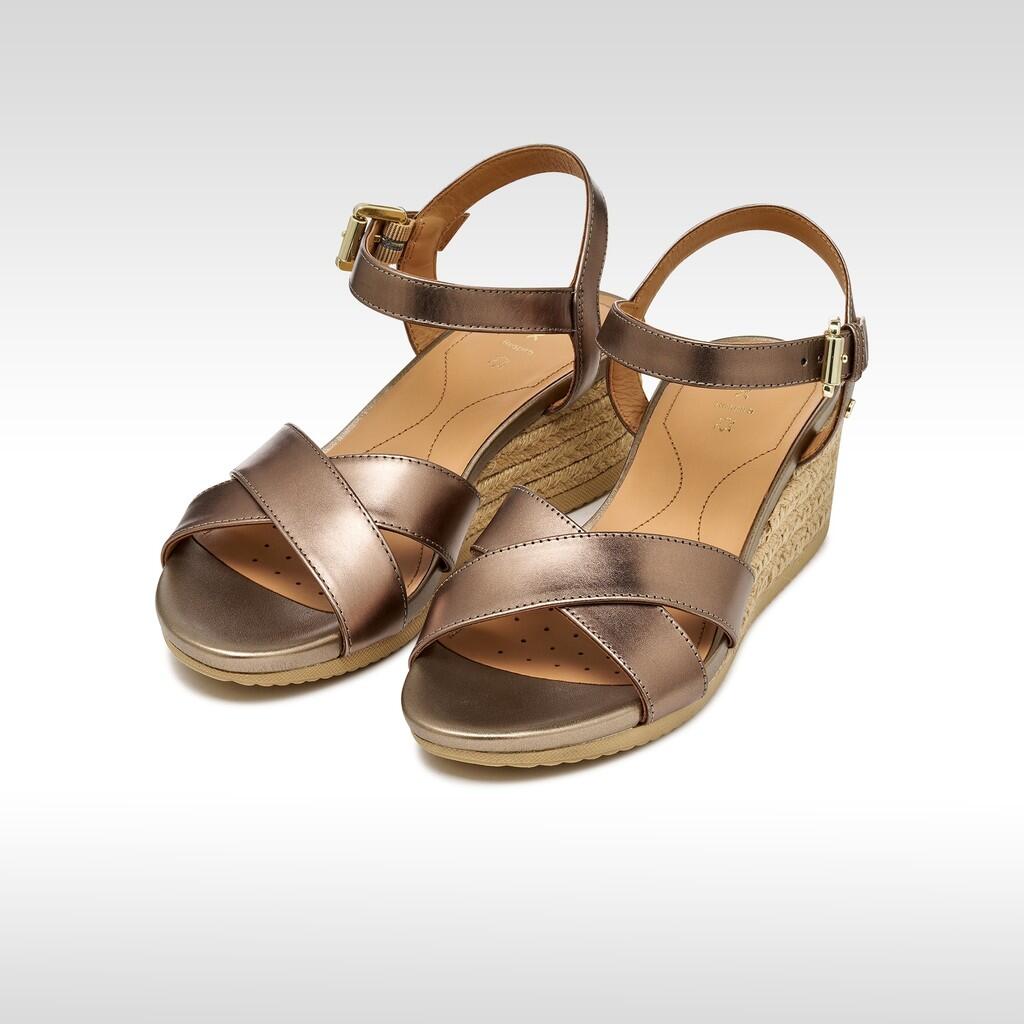 Sandales Femme D ISCHIA CORDA Beige Foncé 4/7