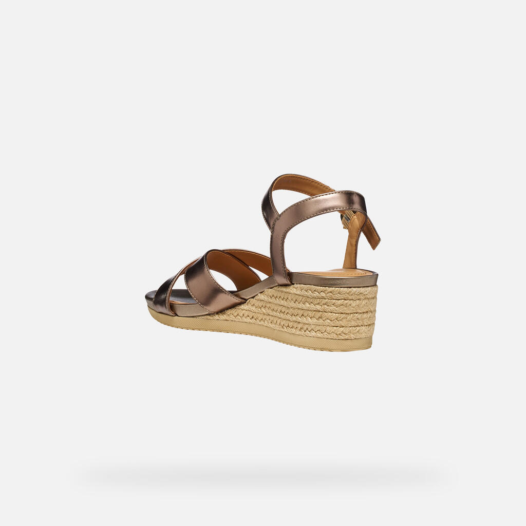 Sandales Femme D ISCHIA CORDA Beige Foncé 6/7