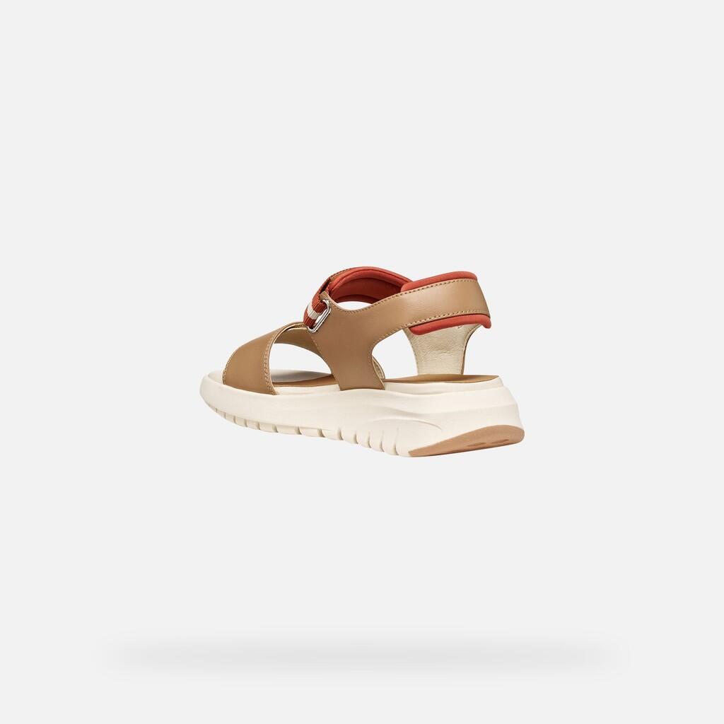 Sandales Femme FLEXTRIDE S WOMAN Beige/Brique 4/7