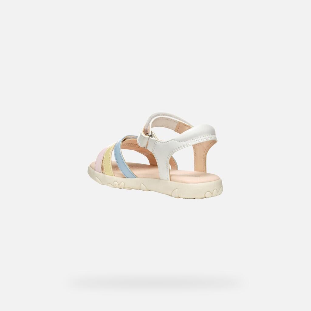 Sandales Fille SANDAL HAITI GIRL Blanc/Multicolore 5/7