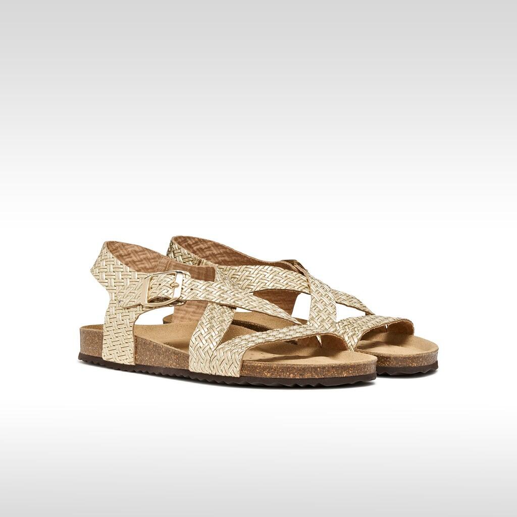 Sandales Femme D BRIONIA Or Clair 4/7