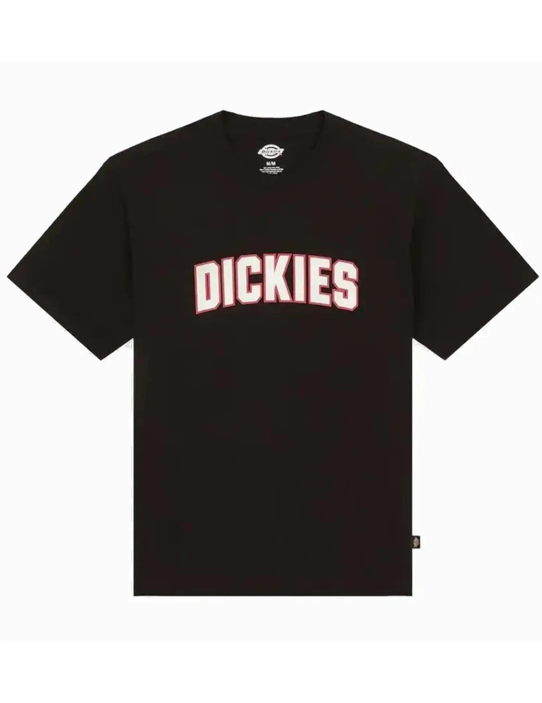 Camiseta para Hombre Dickies Aitkin  Negro 3/3