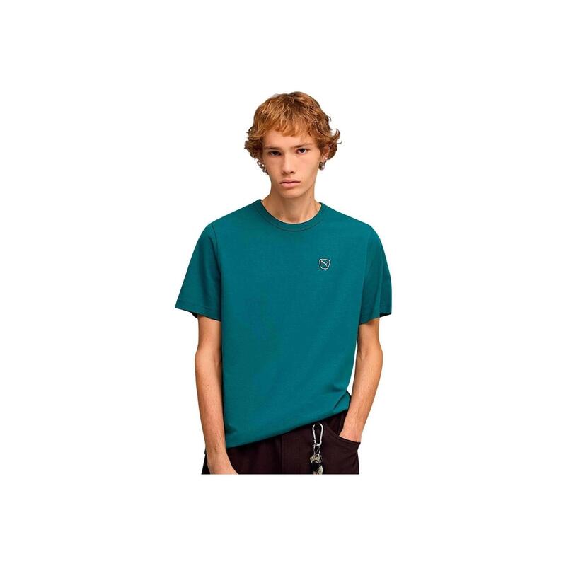Puma Essentials Elevated, T-Shirt Uomo - Nero, Verde, Beige