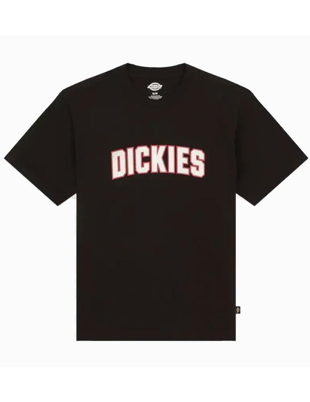 Camiseta para Hombre Dickies Aitkin  Negro 3/3
