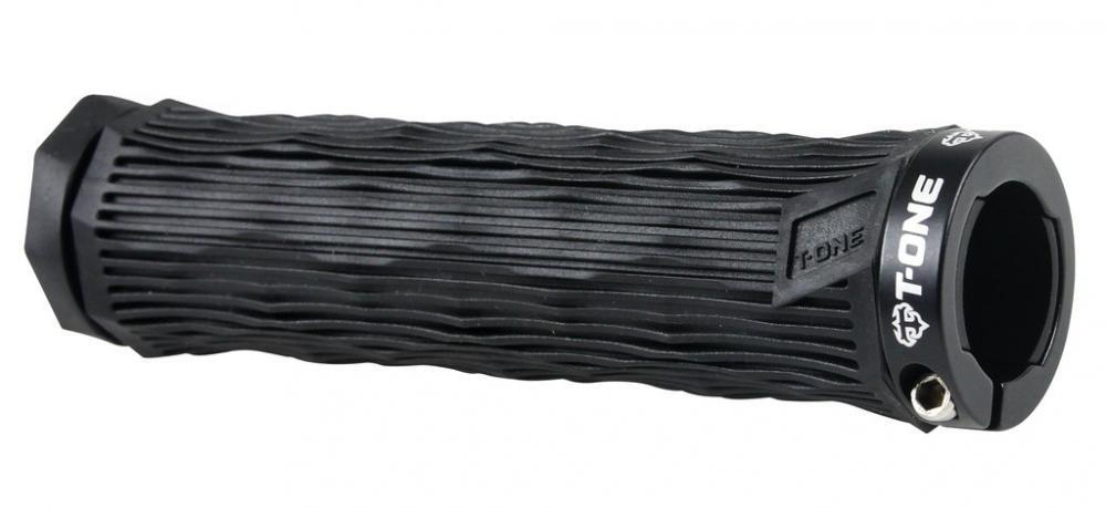 T-One Griffe GEO, schwarz, 130 mm Länge, aus TPR mit Kunststoffkern und Alumi... 2/3
