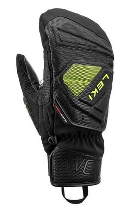 LEKI Leki Handschuh WCR C-Tech 3D Mitten black-ice lemon