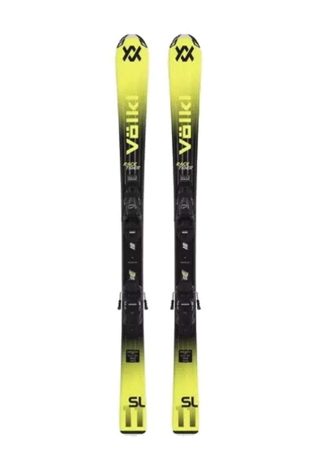 Pack Ski Racetiger Jr Yellow +fixations 4.5 Vmotion Jr Garçon 2/3