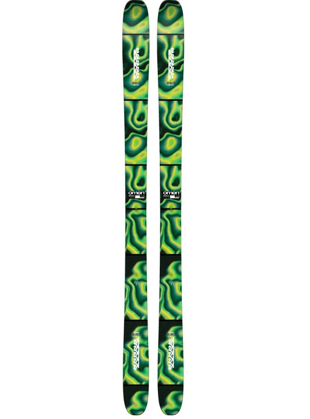 Single-Ski (ohne Bindung) K2 Omen 85 Grün Mann 3/4
