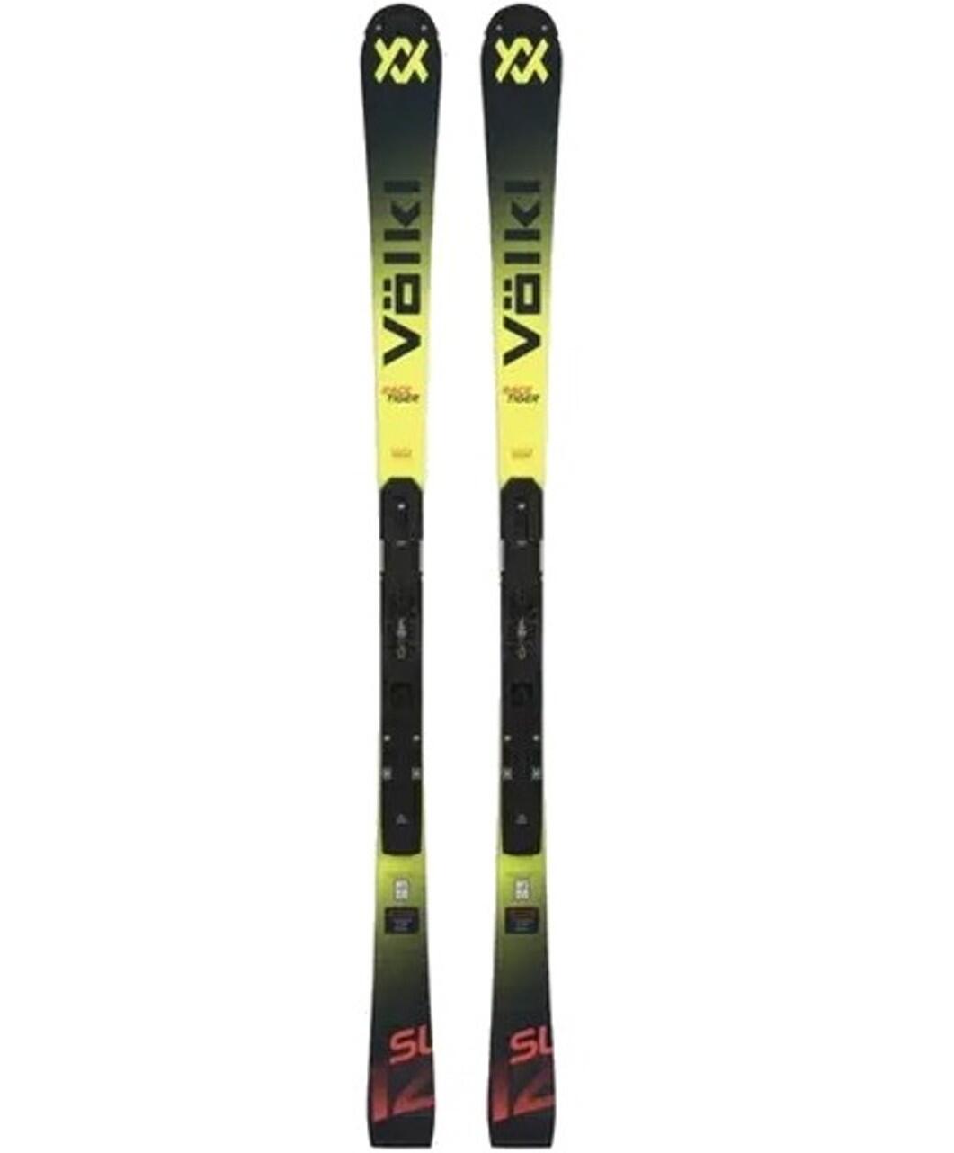 Volkl Racetiger SL R FIS WC-Plate Skirucksack + Comp 16 Yellow Man Bindungen 3/3