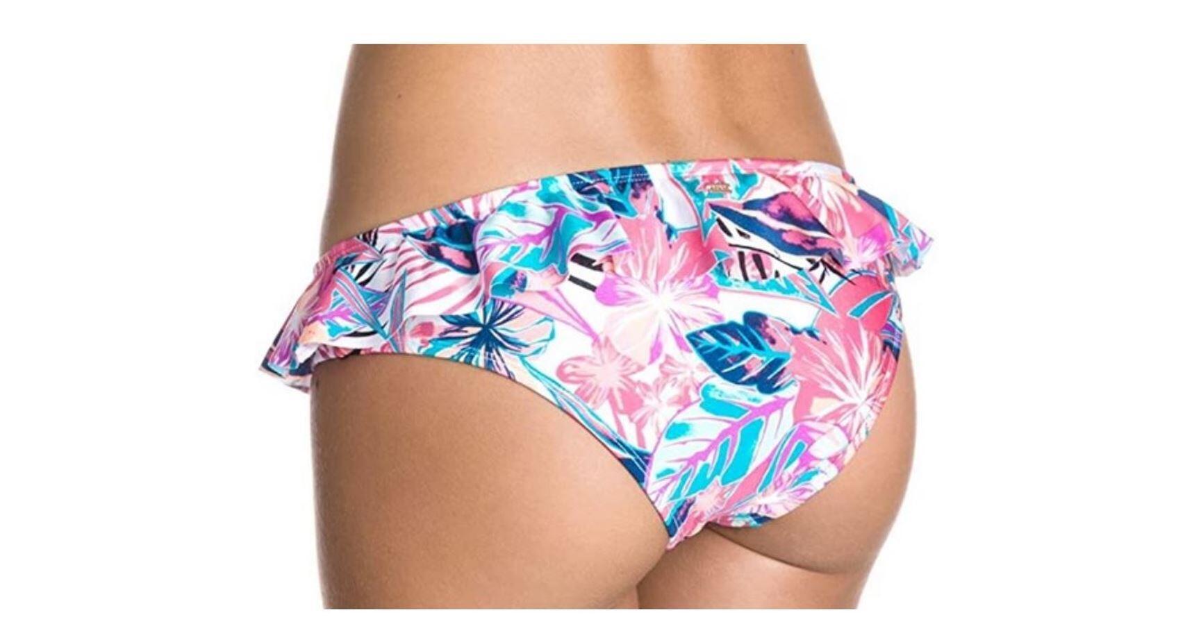 ROXY Roxy Damen Bikini Unterteil Flowers weiß 2/2