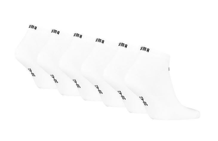 Puma Unisex Sneaker Socken knöchelhoch für Damen Herren 6er Pack 2/2