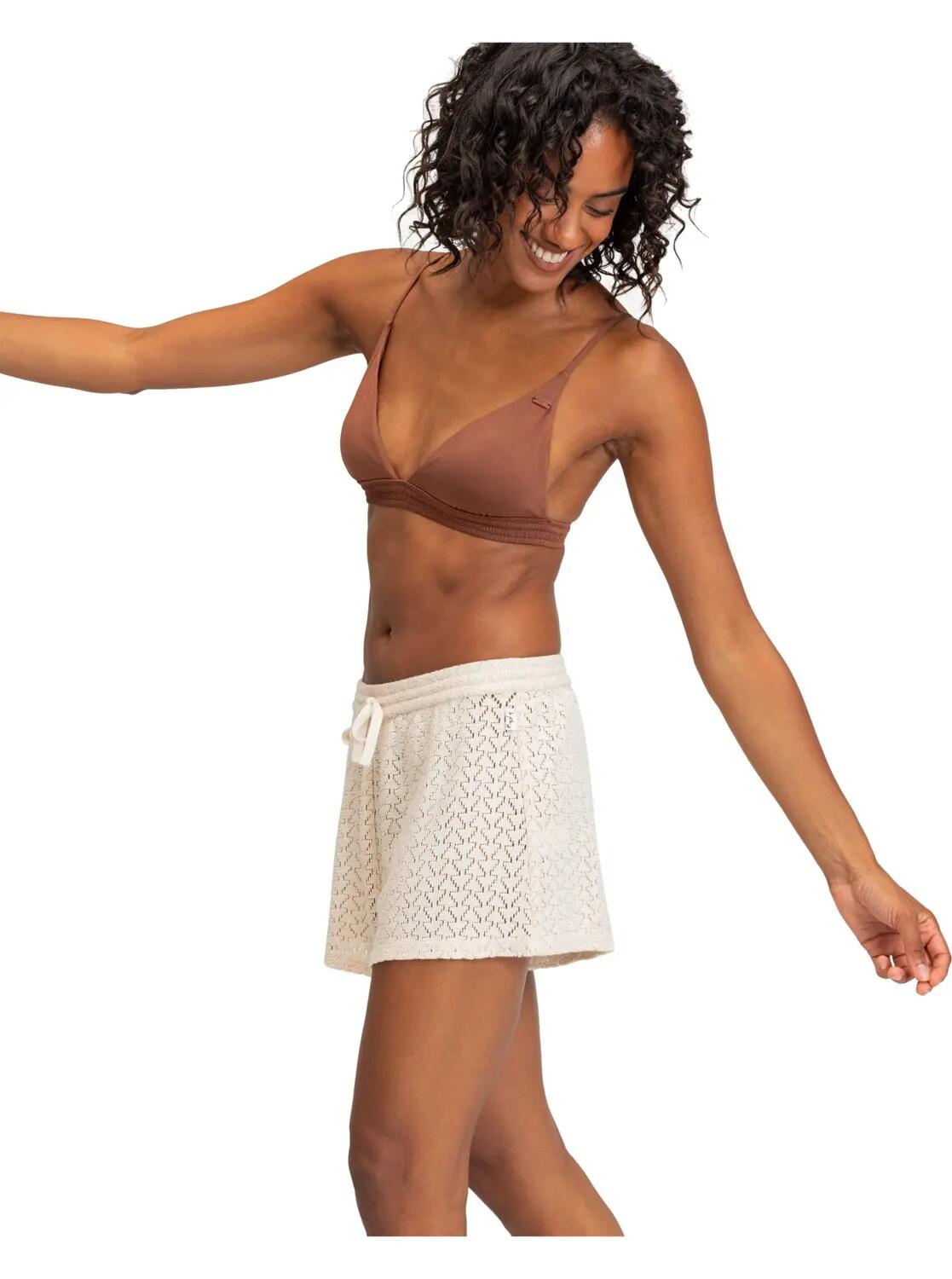 ROXY Roxy Sunset Riders Häkel Shorts beige 2/3