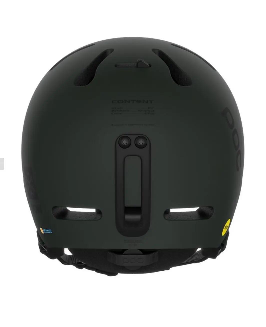 POC POC Wintersporthelm Fornix MIPS Pow JJ Bishmut Green Matt 2/3