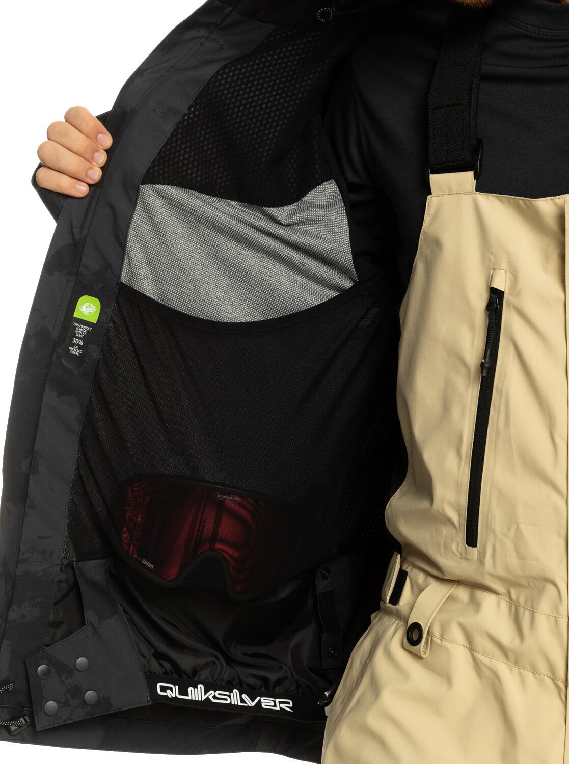 QUIKSILVER Quiksilver Schneejacke Sammy Carlson Stretch Quest schwarz 4/7