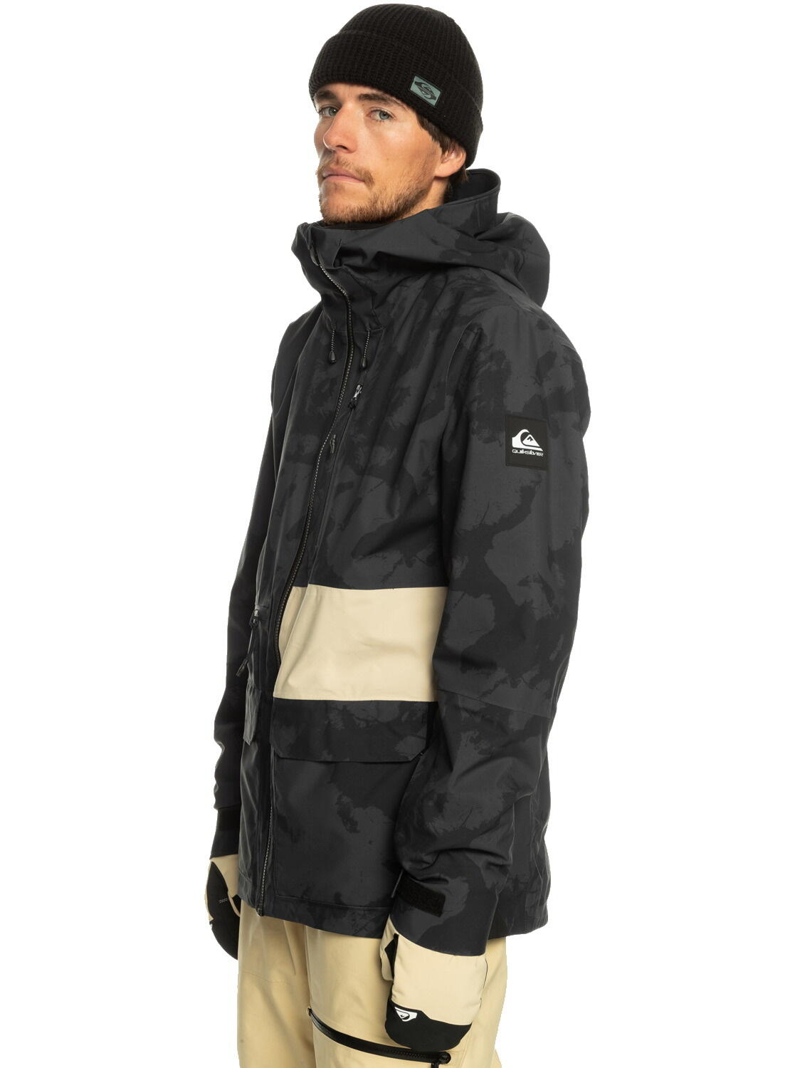 QUIKSILVER Quiksilver Schneejacke Sammy Carlson Stretch Quest schwarz 3/7