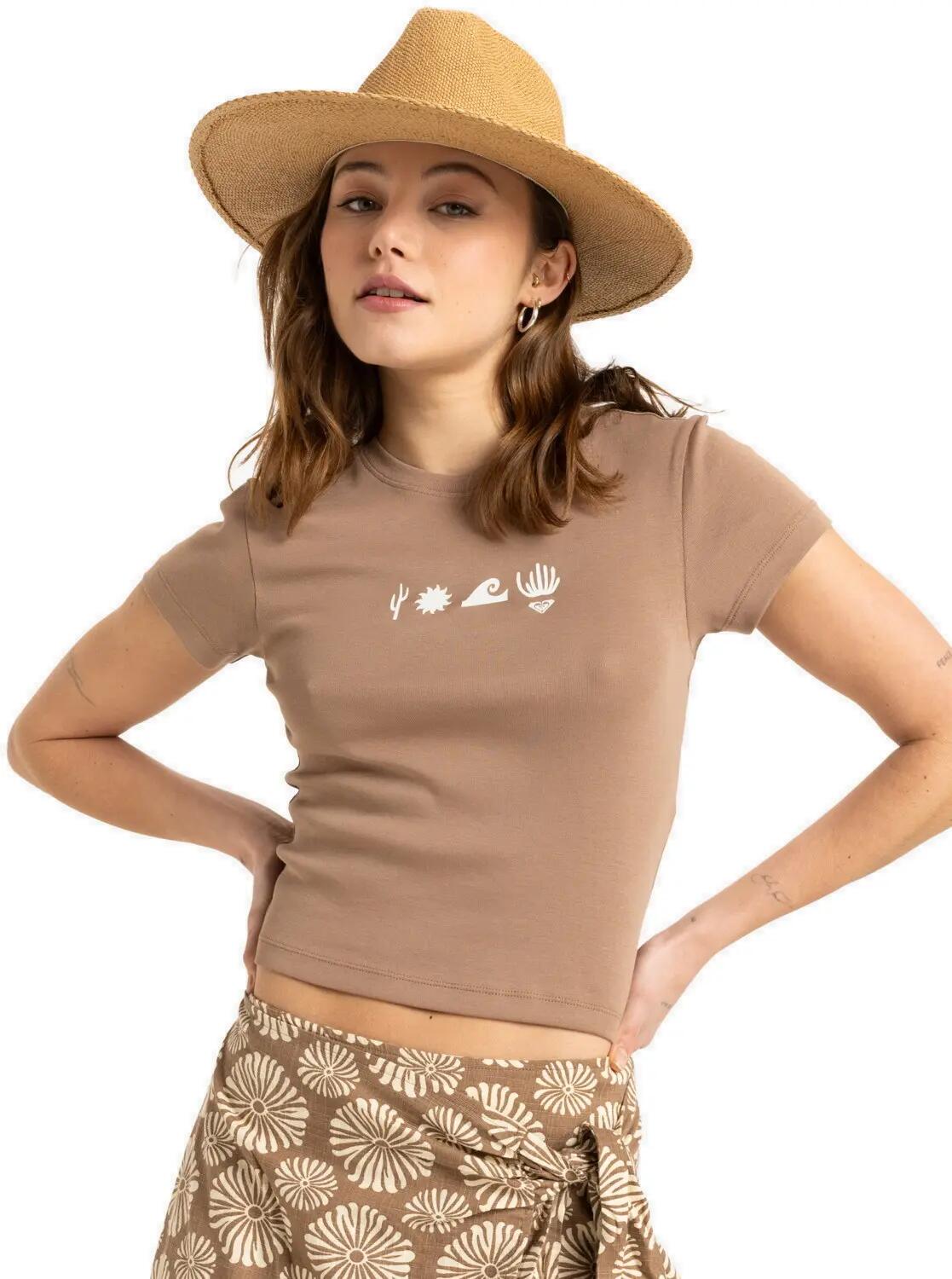 ROXY Roxy T-Shirt Beach Love Braun 2/3