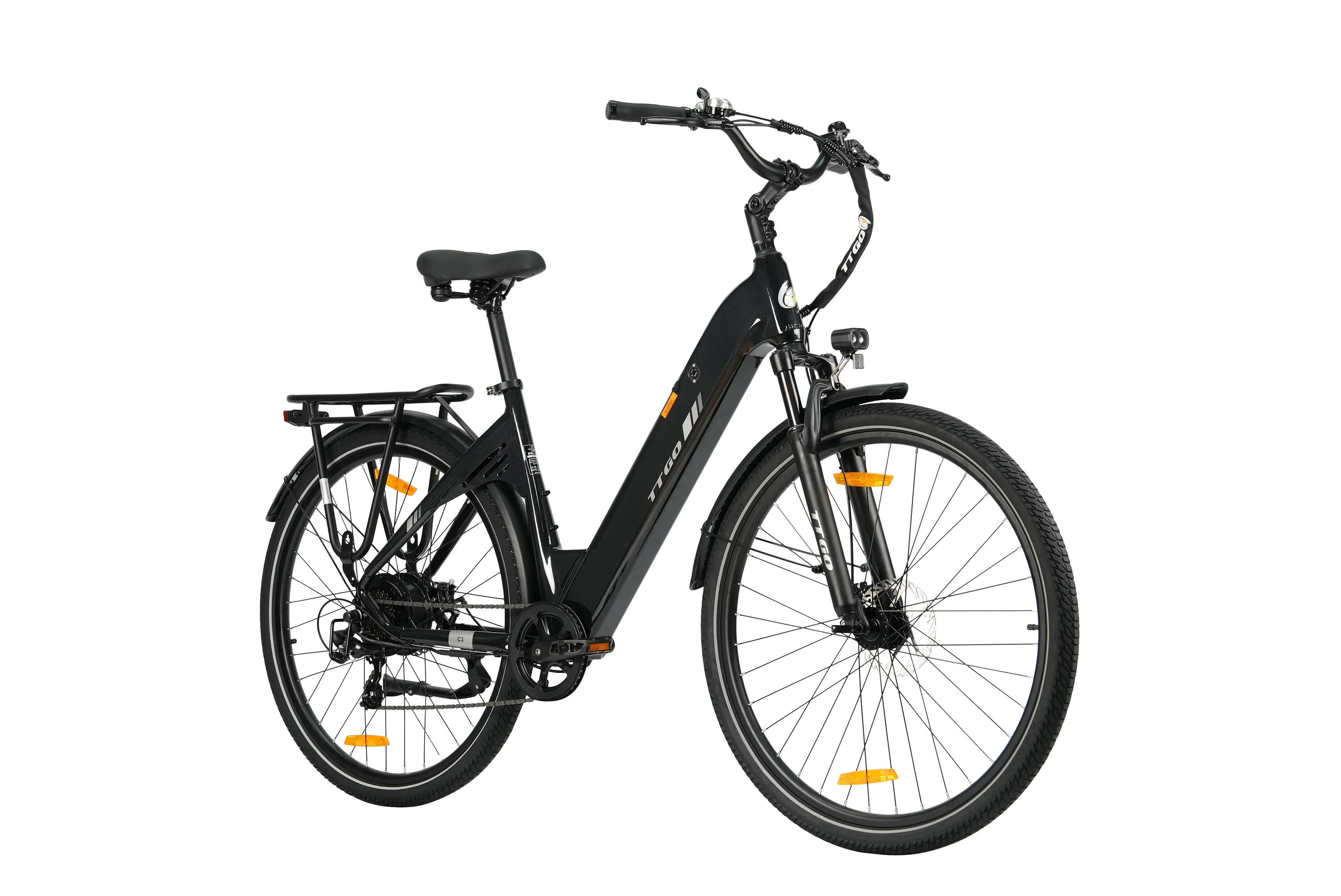 Homem/Mulher 2026 C3SE 120km 28" 7v E-bike preto 2/8