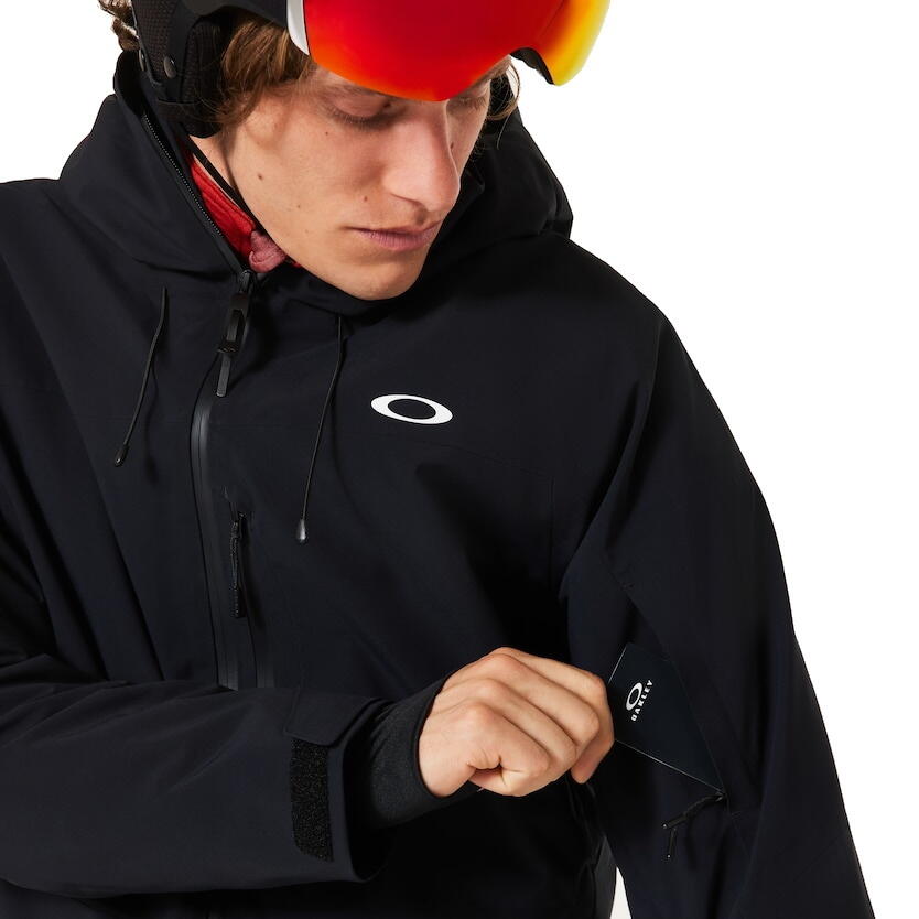Chaqueta Negra Oackley Canopy Insulated Jacket Black Cómoda y Repelente al Agua 7/7