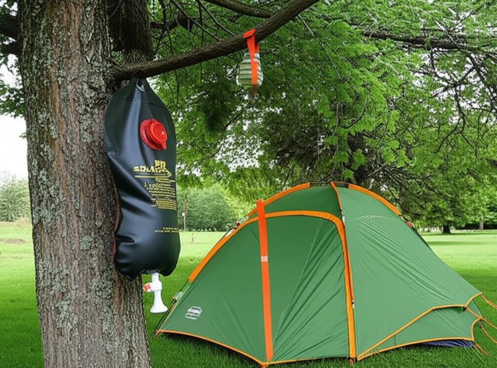 Solardusche 3 Liter für Trekking Minicamper Vanlife Dusche 4/5