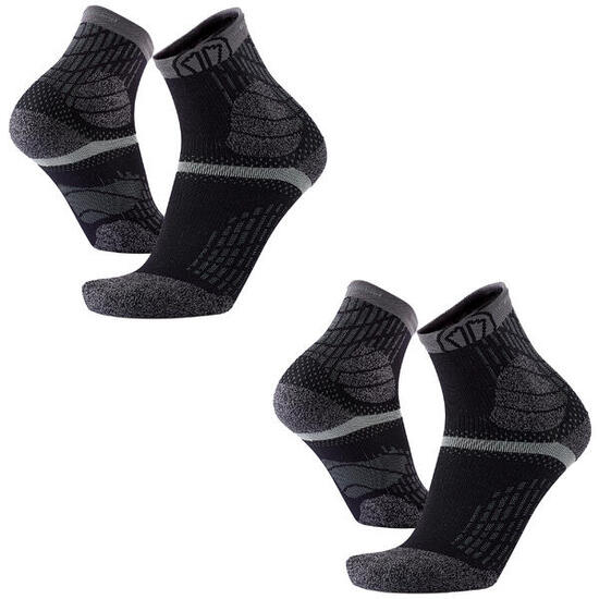 Calzini da trail running con rinforzi su caviglia. Set di 2 paia - Trail Protect