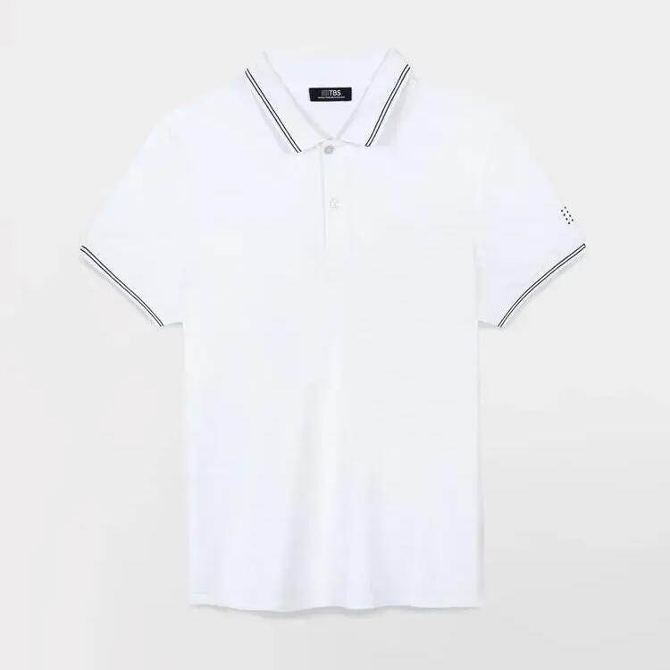 Short Sleeve Polo Men - ATTONPOL White