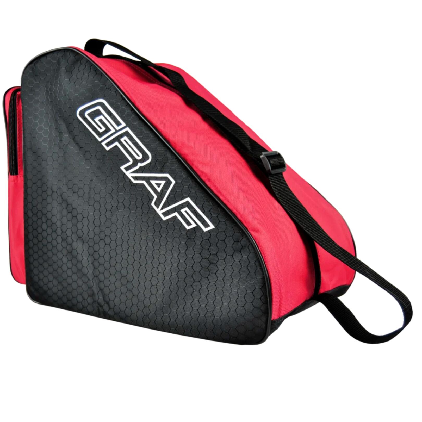Schlittschuh Tasche Graf für Eishockey und Kunstlauf Schlittschuhe Rot 3/4
