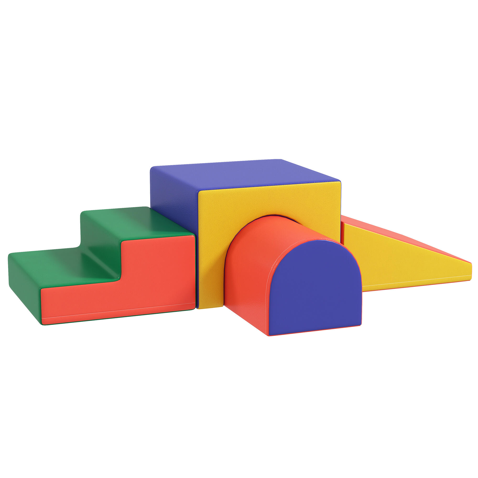 Bloques de Espuma HOMCOM 150x50x39 cm Multicolor 1/8