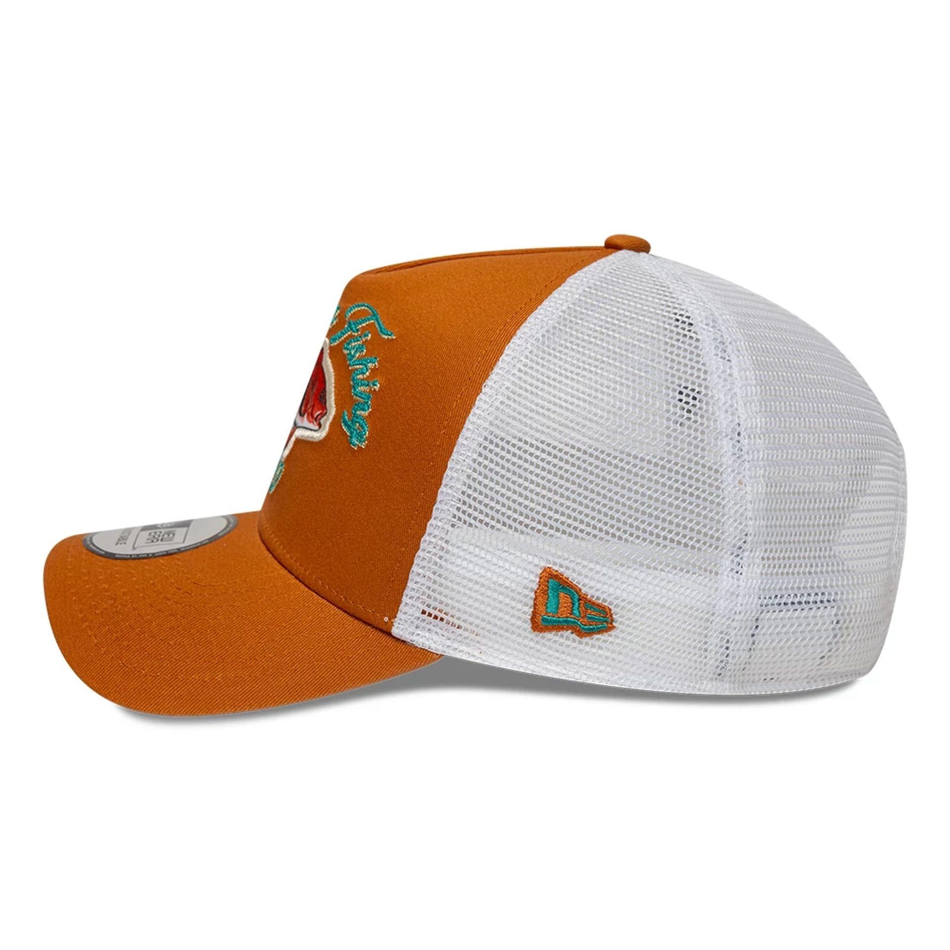 New Era 9FORTY Trucker Cap Fishing braun/weiß 6/7