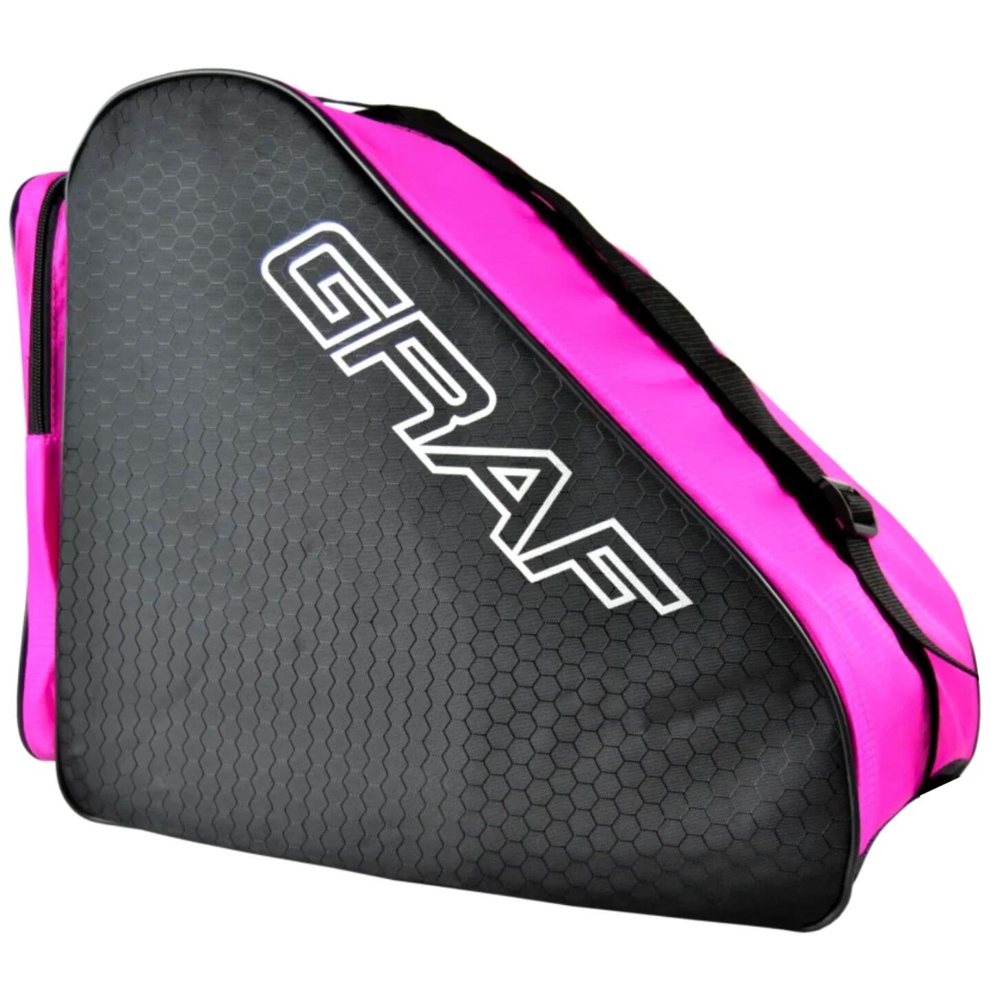 Schlittschuh Tasche Graf für Eishockey und Kunstlauf Schlittschuhe Pink 1/5