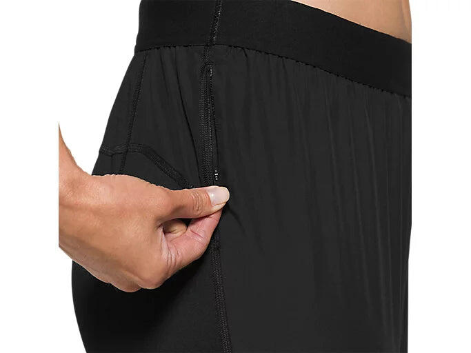 RACE PANT BLACK WOMAN 3/4