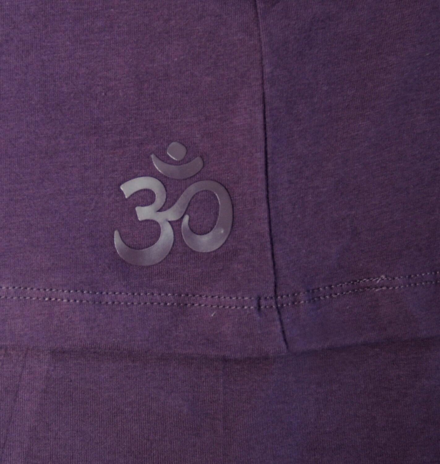 Yoga-Leggings with Skirt - elderberry 3/4