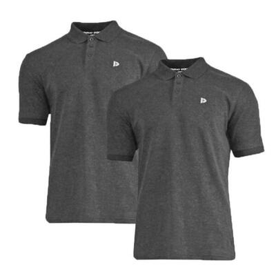 2-pack donnay heren polo pique shirt noah van 100% katoen
