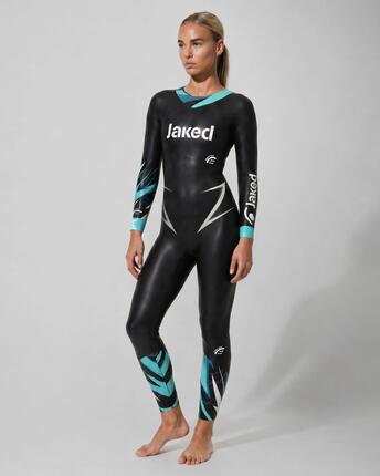 Combinaison de natation et de triathlon noire synthétique pour femme