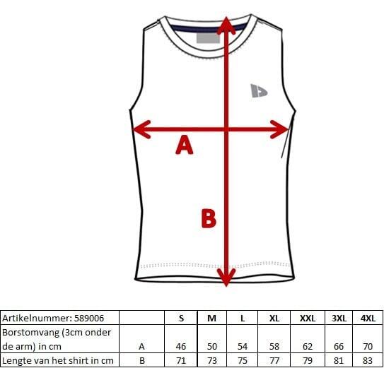 Lot de 5 débardeurs Donnay pour homme, 100% coton / Débardeur James. 5/5